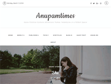 Tablet Screenshot of anupamtimes.com